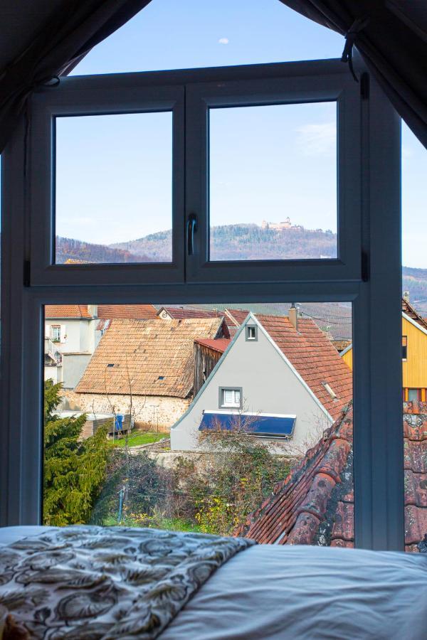 Gîte La Rodernelle - Sauna privatif - Climatisation - Vue sur le Château du Haut Kœnigsbourg Extérieur photo